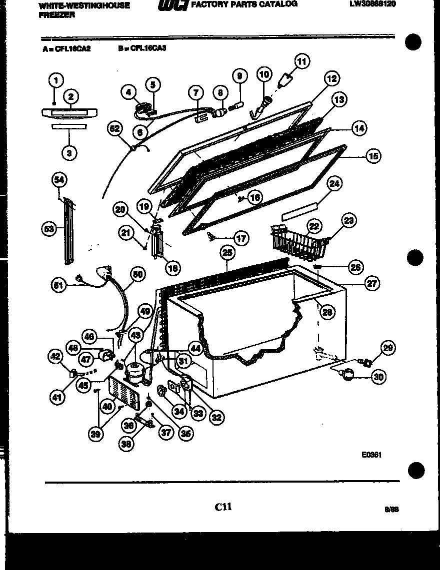 02 - CHEST FREEZER PARTS