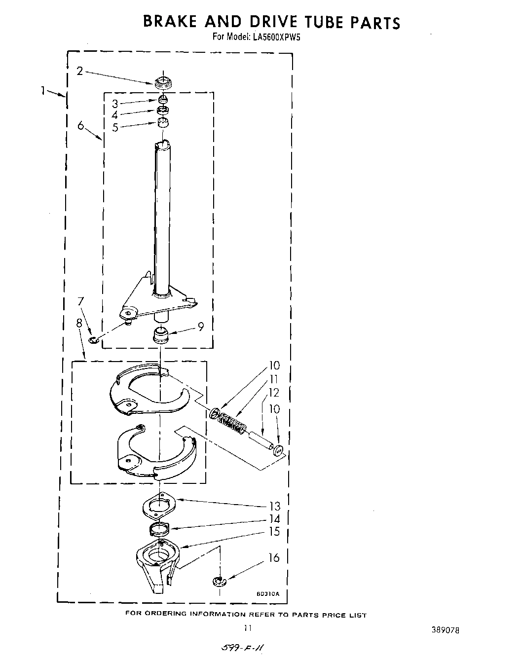 09 - BRAKE AND DRIVE TUBE