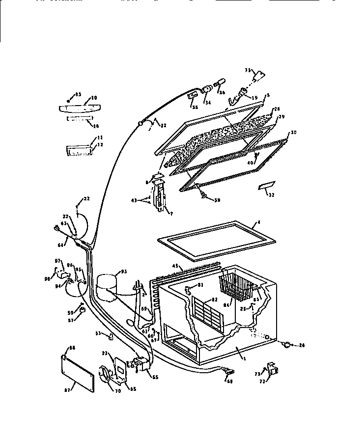 01 - CHEST FREEZER PARTS