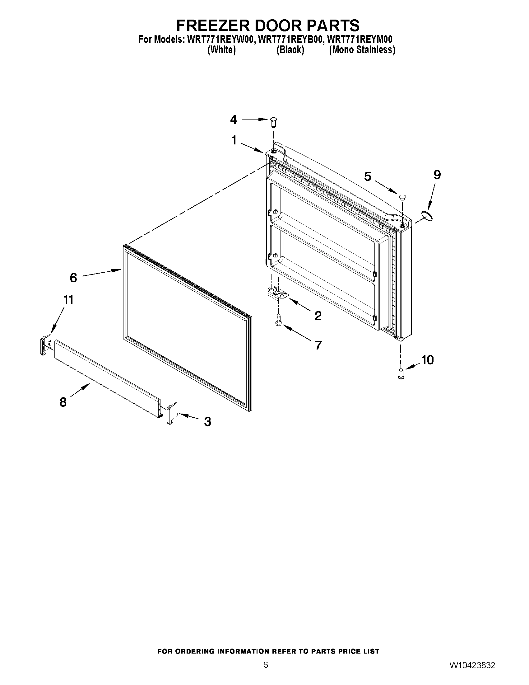 04 - FREEZER DOOR PARTS