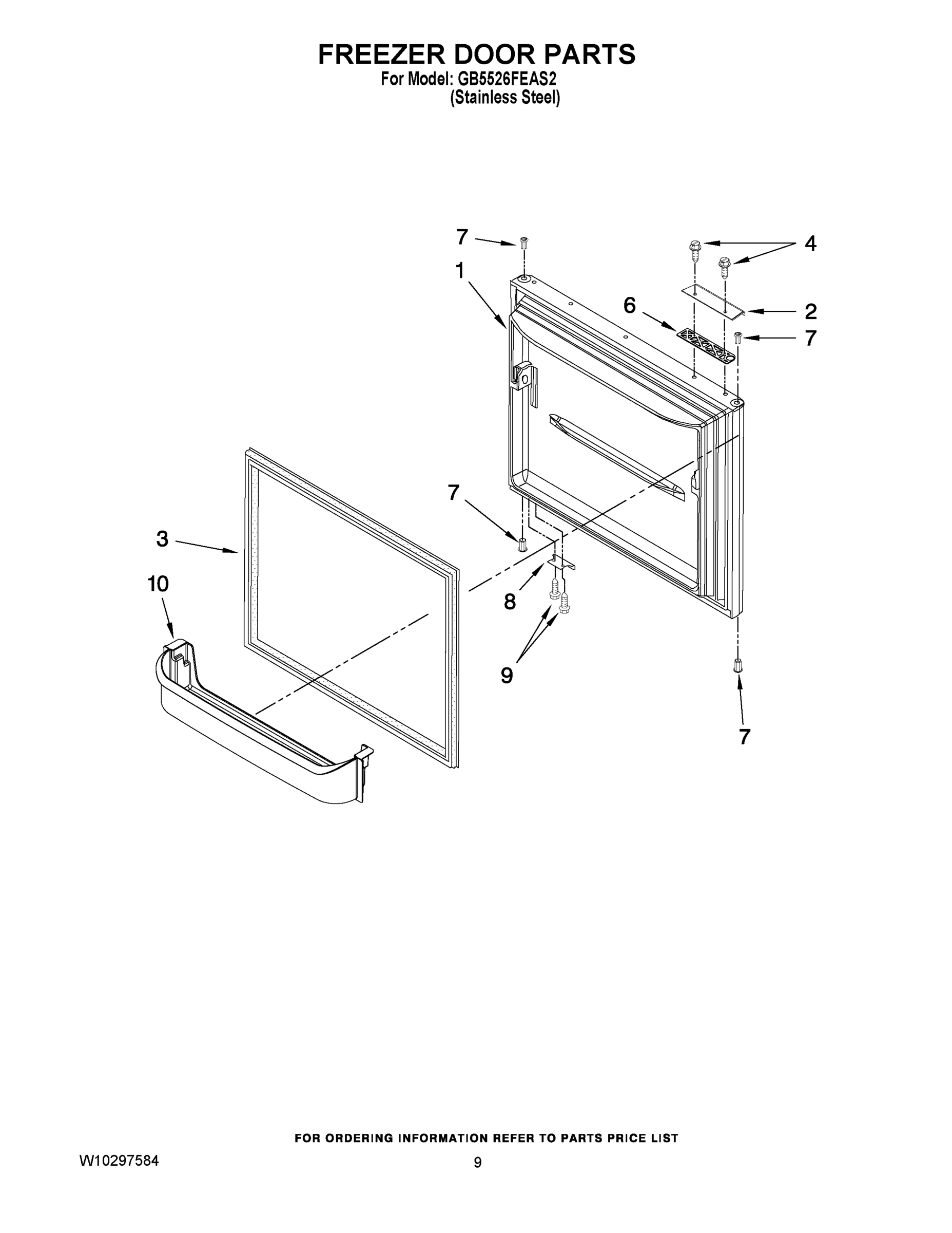 05 - FREEZER DOOR PARTS