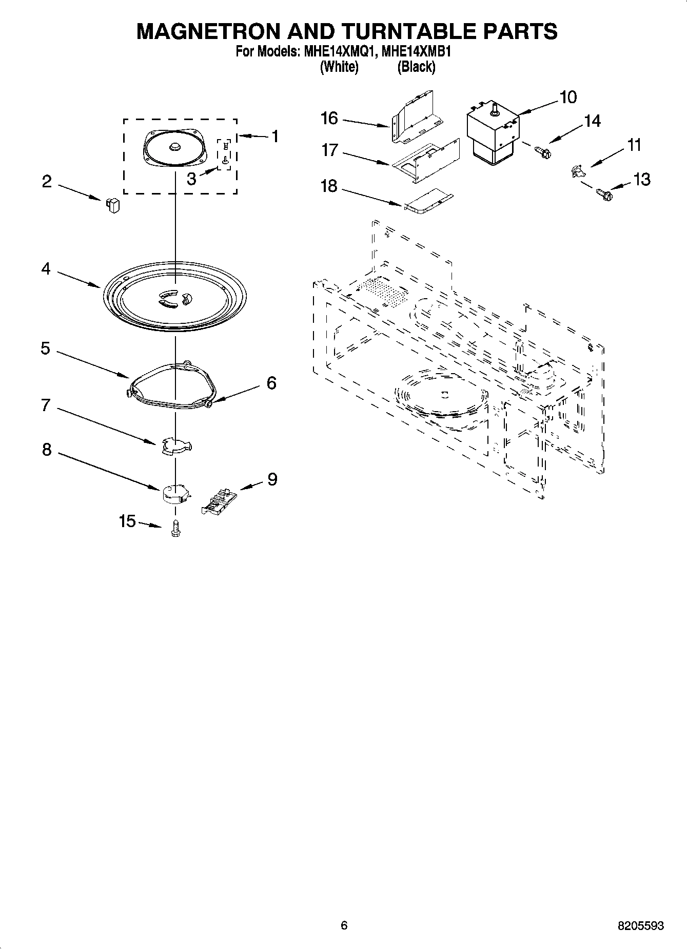 05 - MAGNETRON AND TURNTABLE PARTS