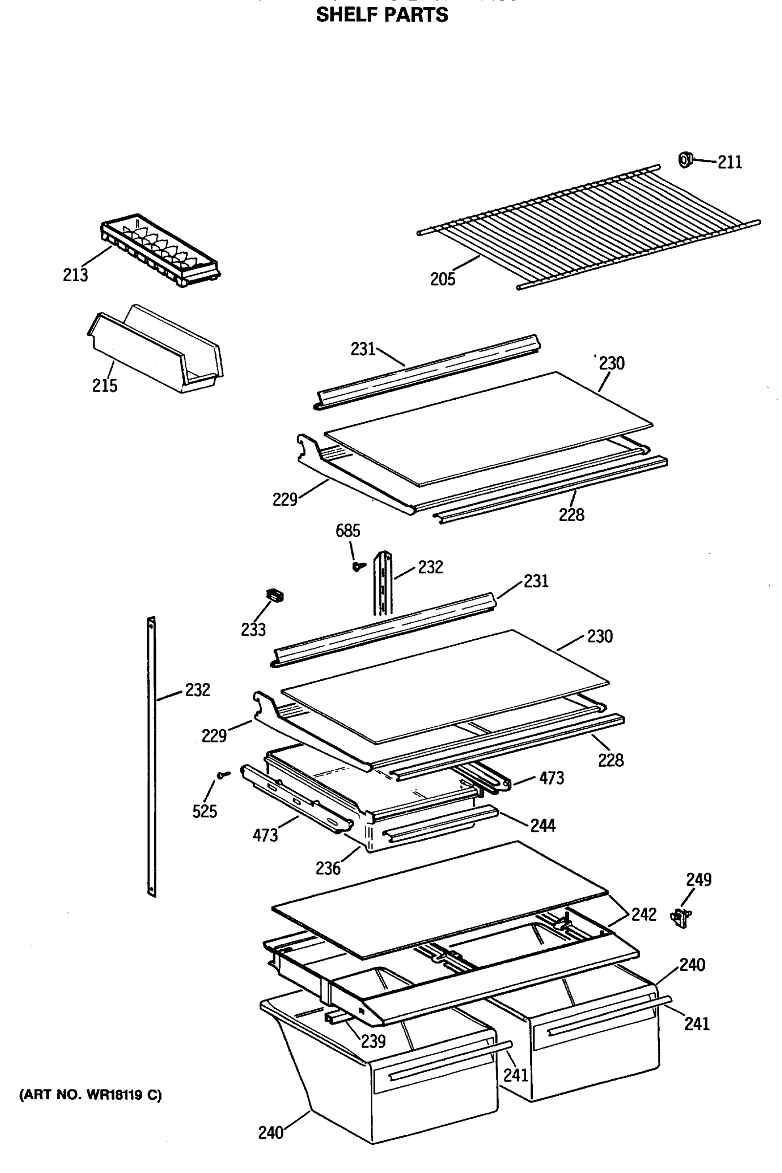SHELF PARTS