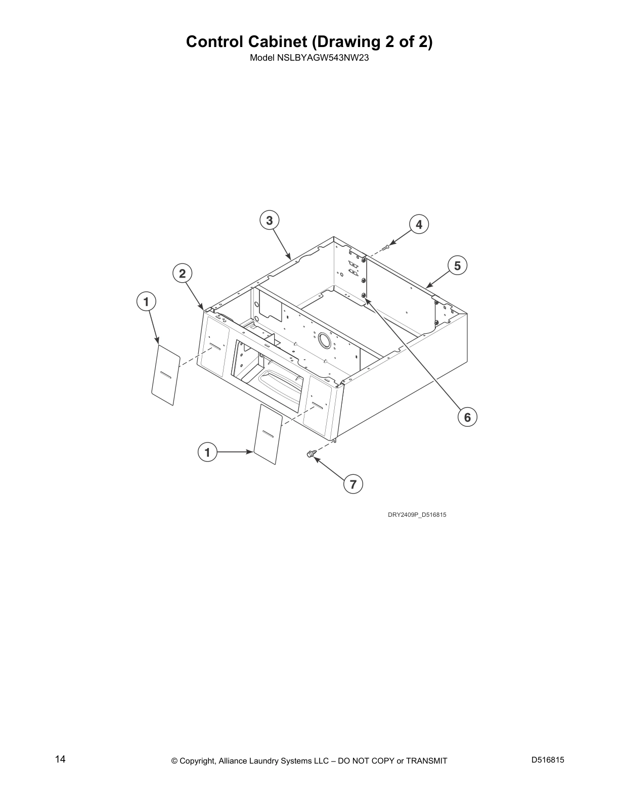 Control Cabinet (Drawing 2 of 2)