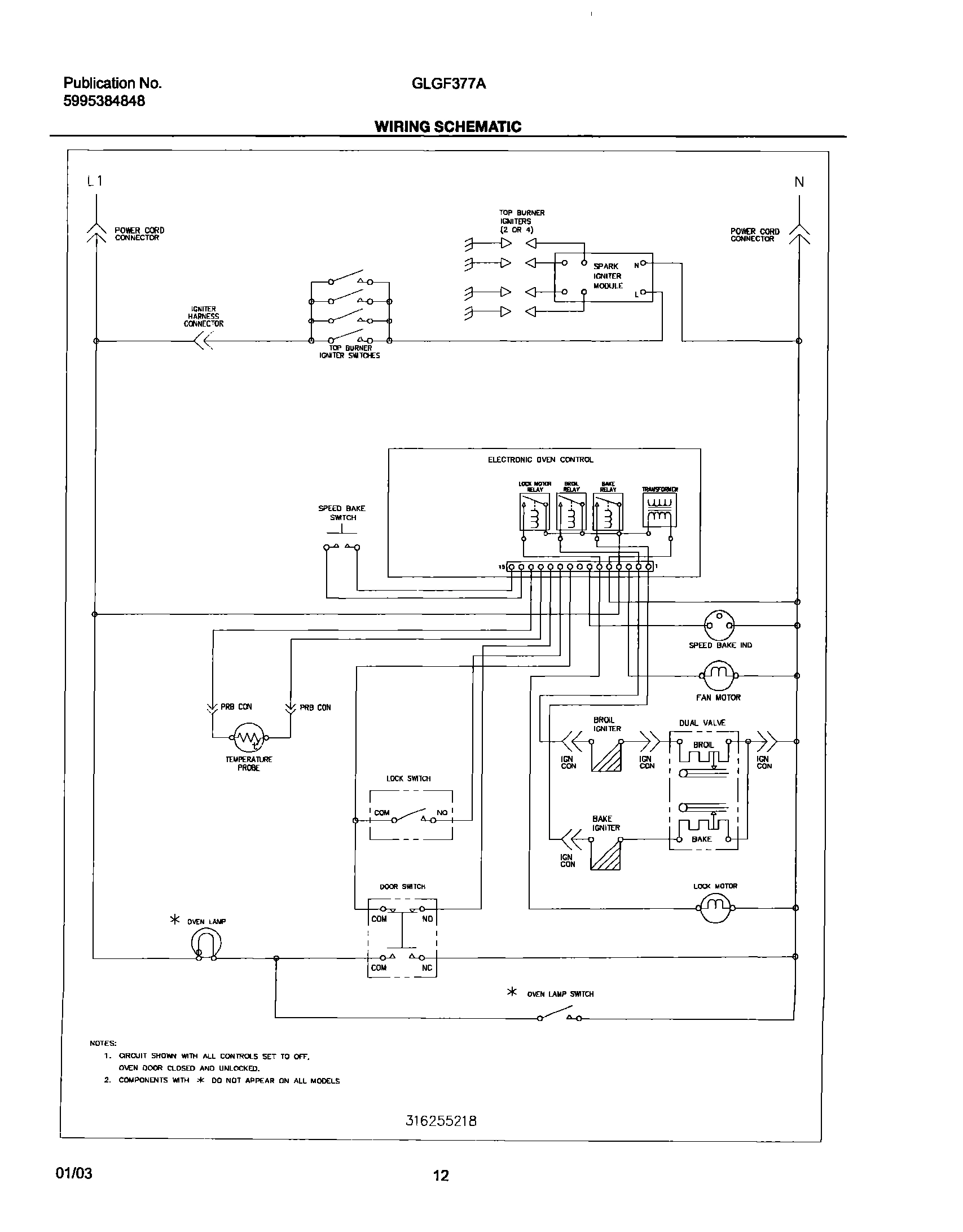 12 - WIRING SCHEMATIC