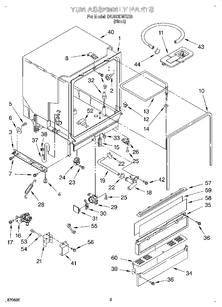 03 - TUB ASSEMBLY