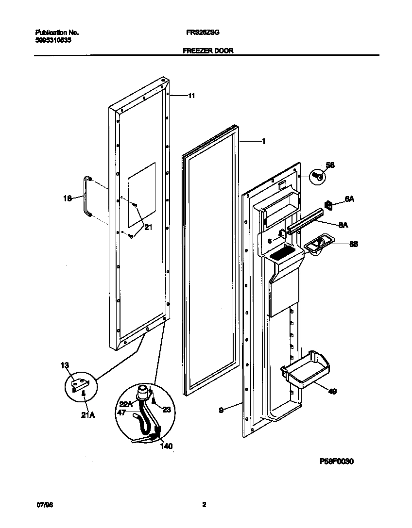 02 - FREEZER DOOR