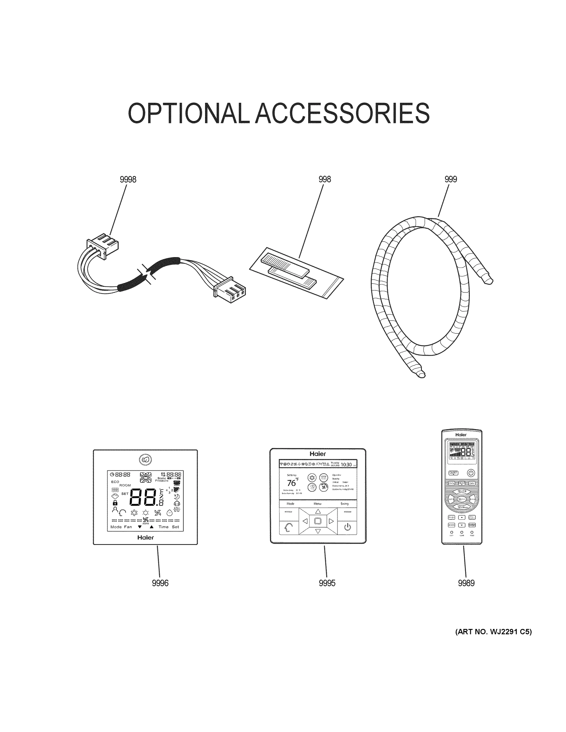 OPTIONAL ACCESSORIES