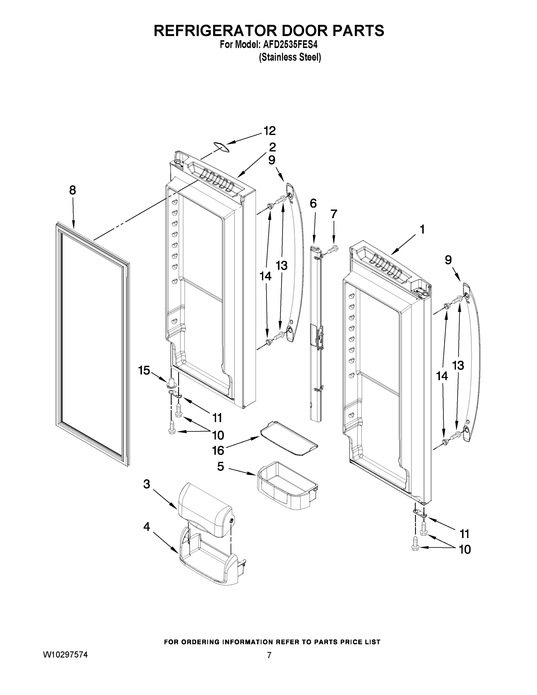 04 - REFRIGERATOR DOOR PARTS