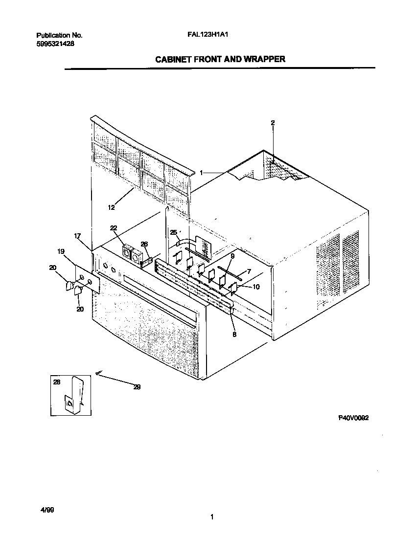 02 - CABINET FRONT/WRAPPER