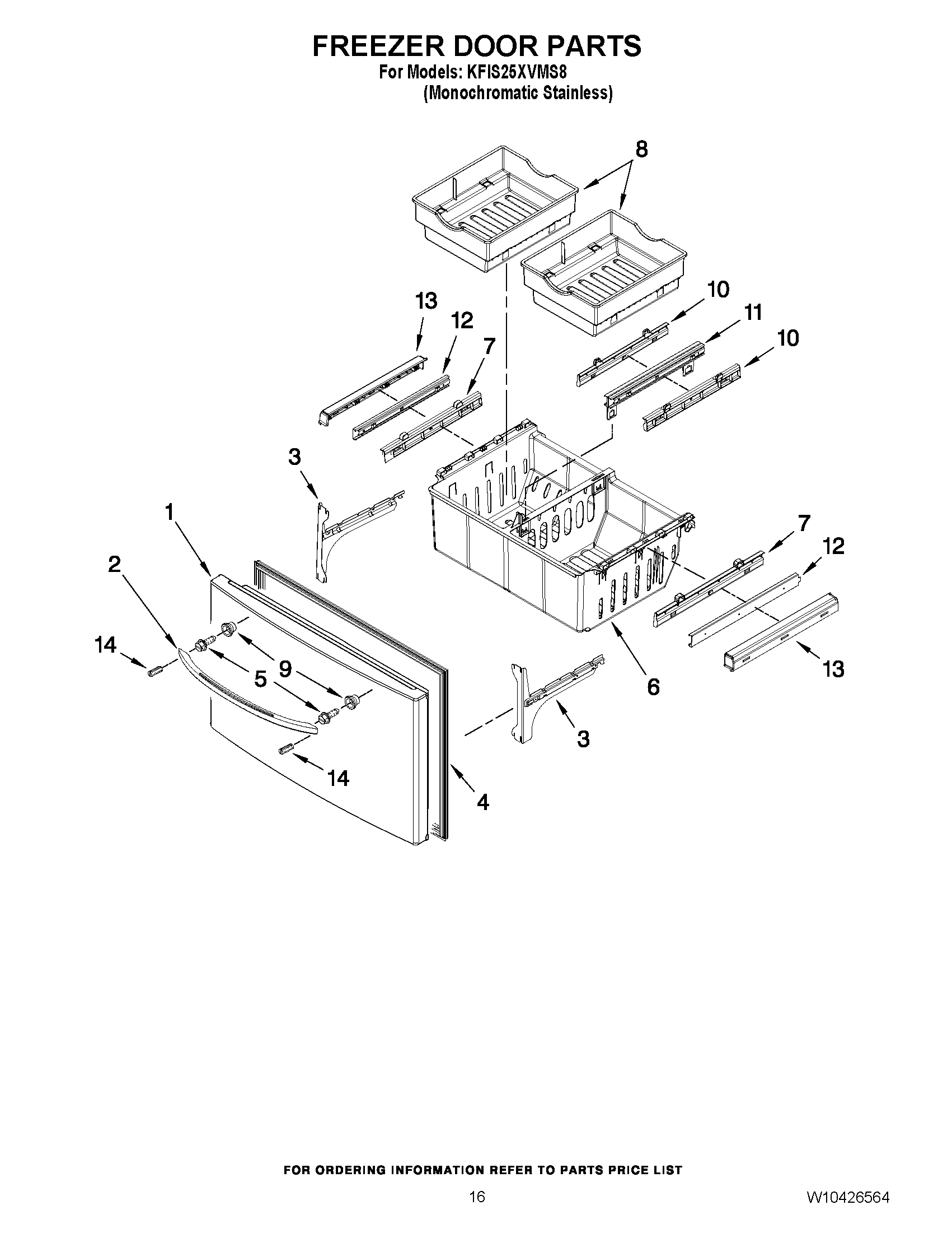 09 - FREEZER DOOR PARTS