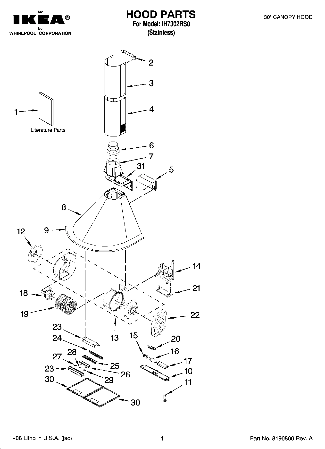01 - HOOD PARTS