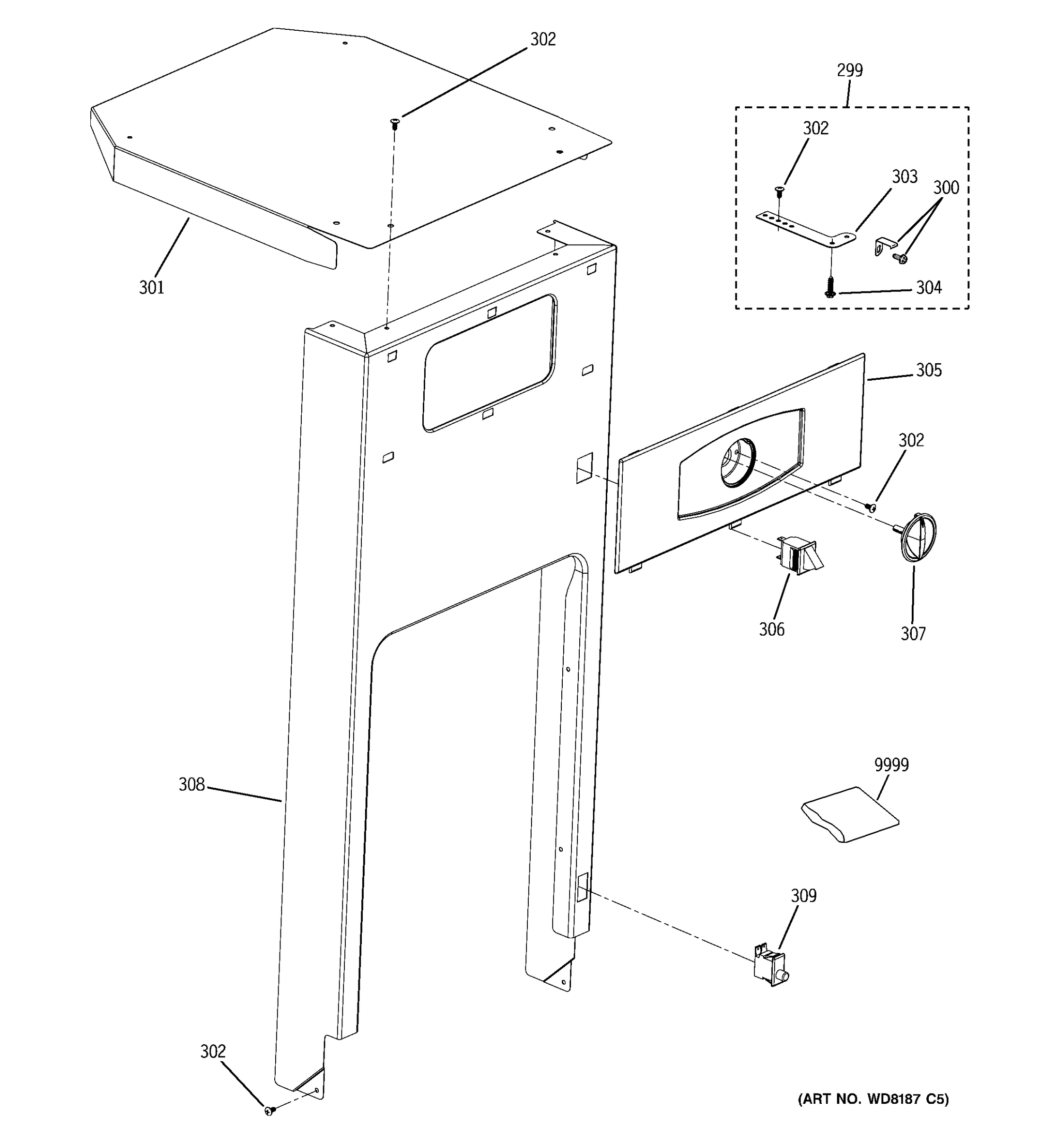 CABINET & CONTROL PARTS