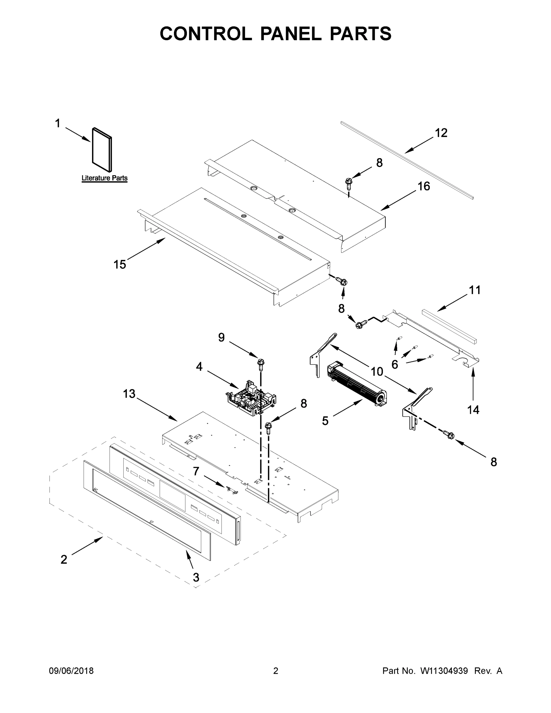 02 - CONTROL PANEL PARTS