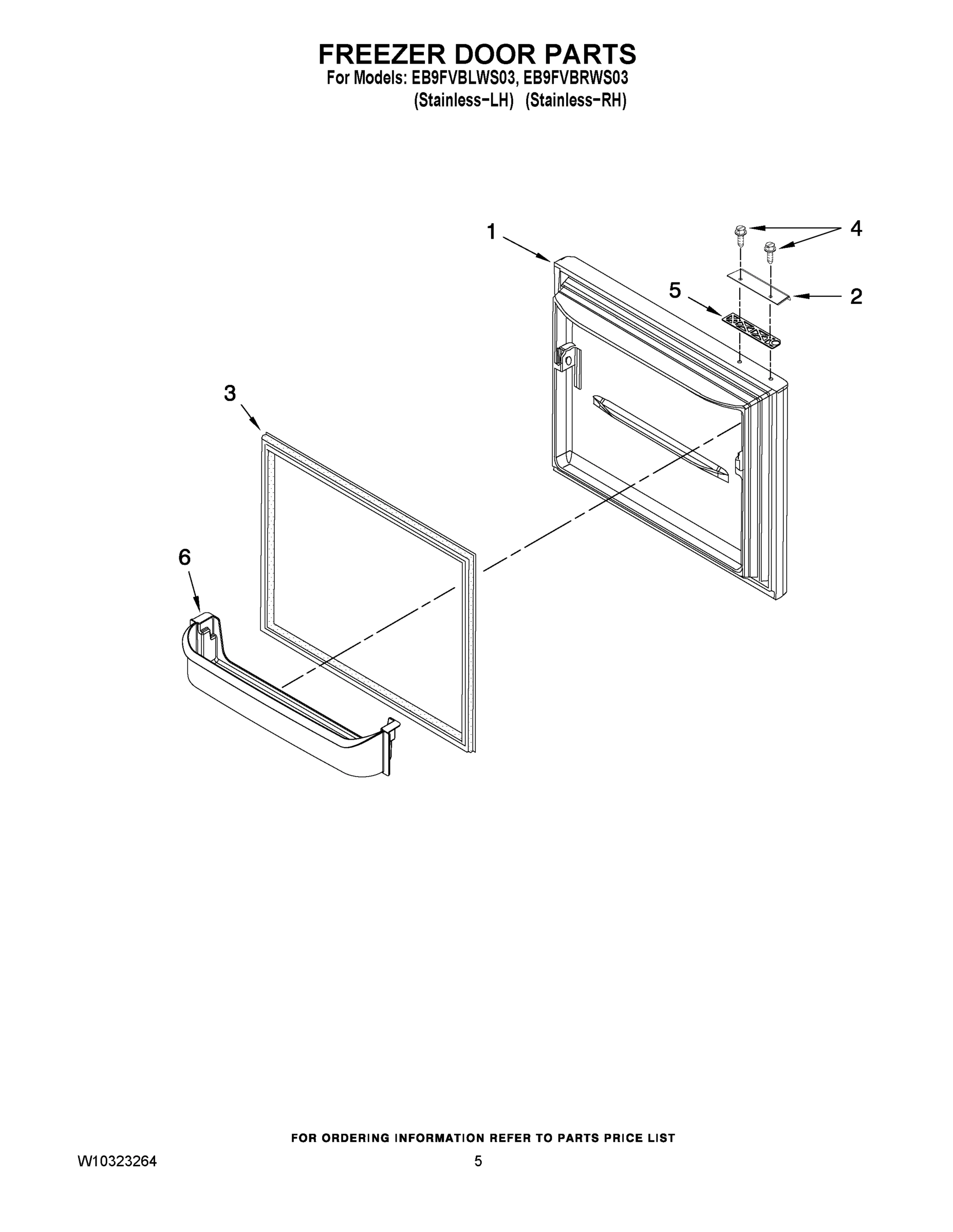 03 - FREEZER DOOR PARTS