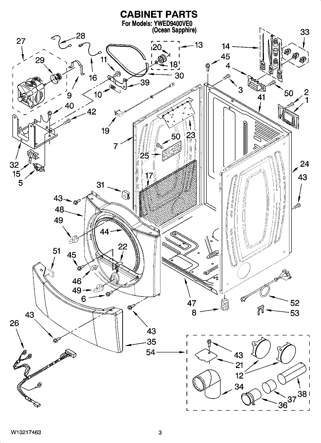 02 - CABINET PARTS