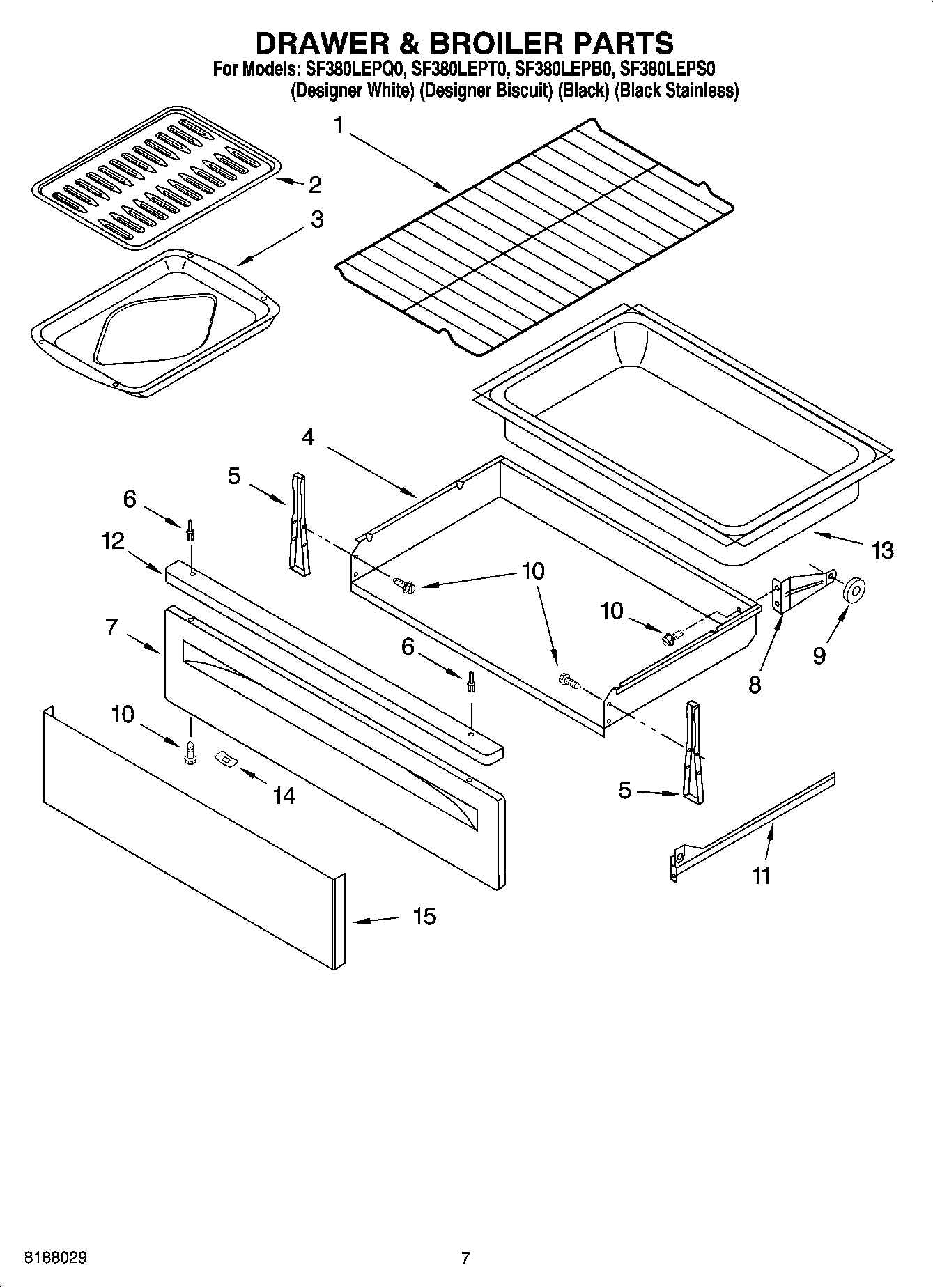 05 - DRAWER & BROILER PARTS