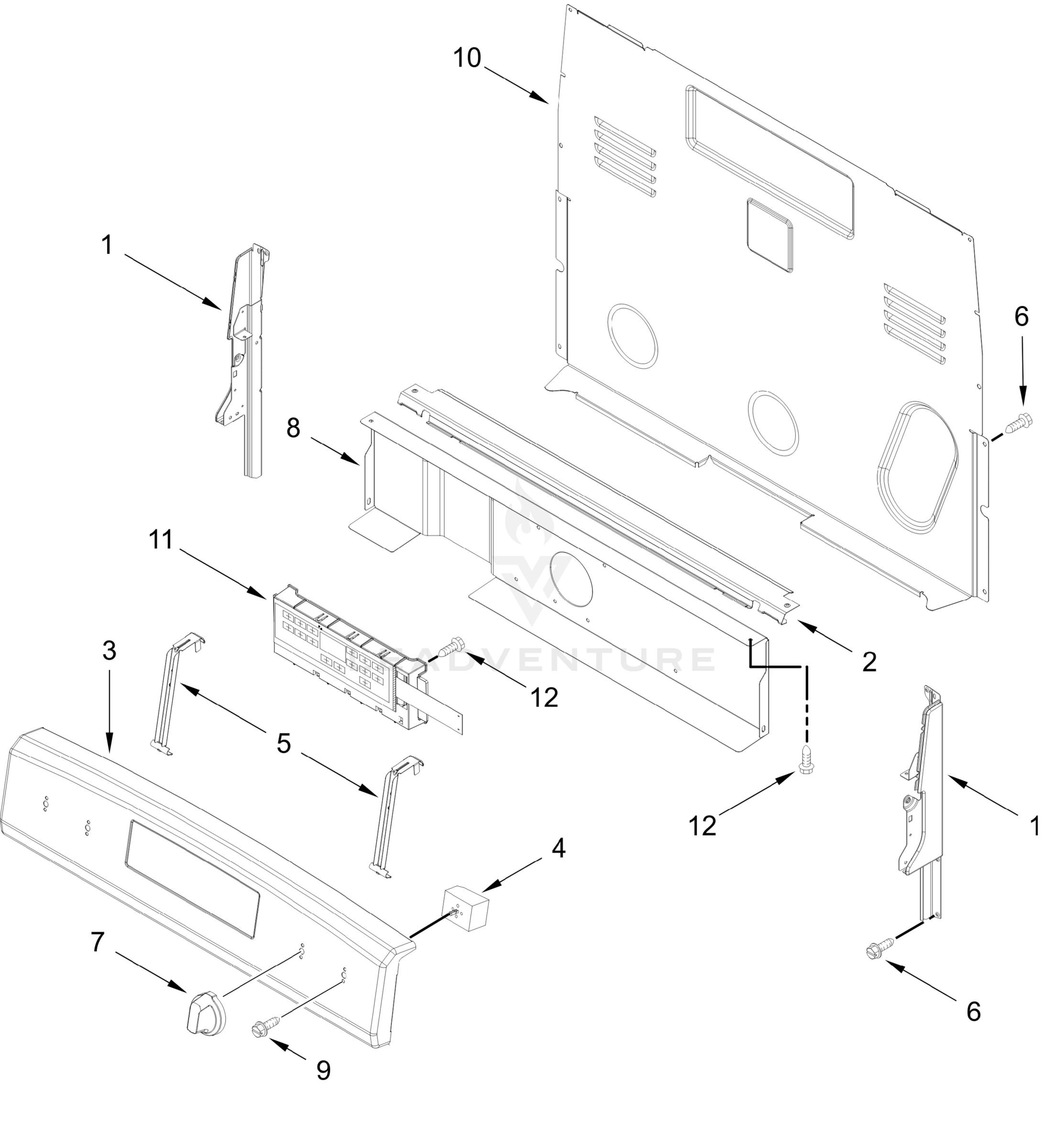 CONTROL PANEL PARTS