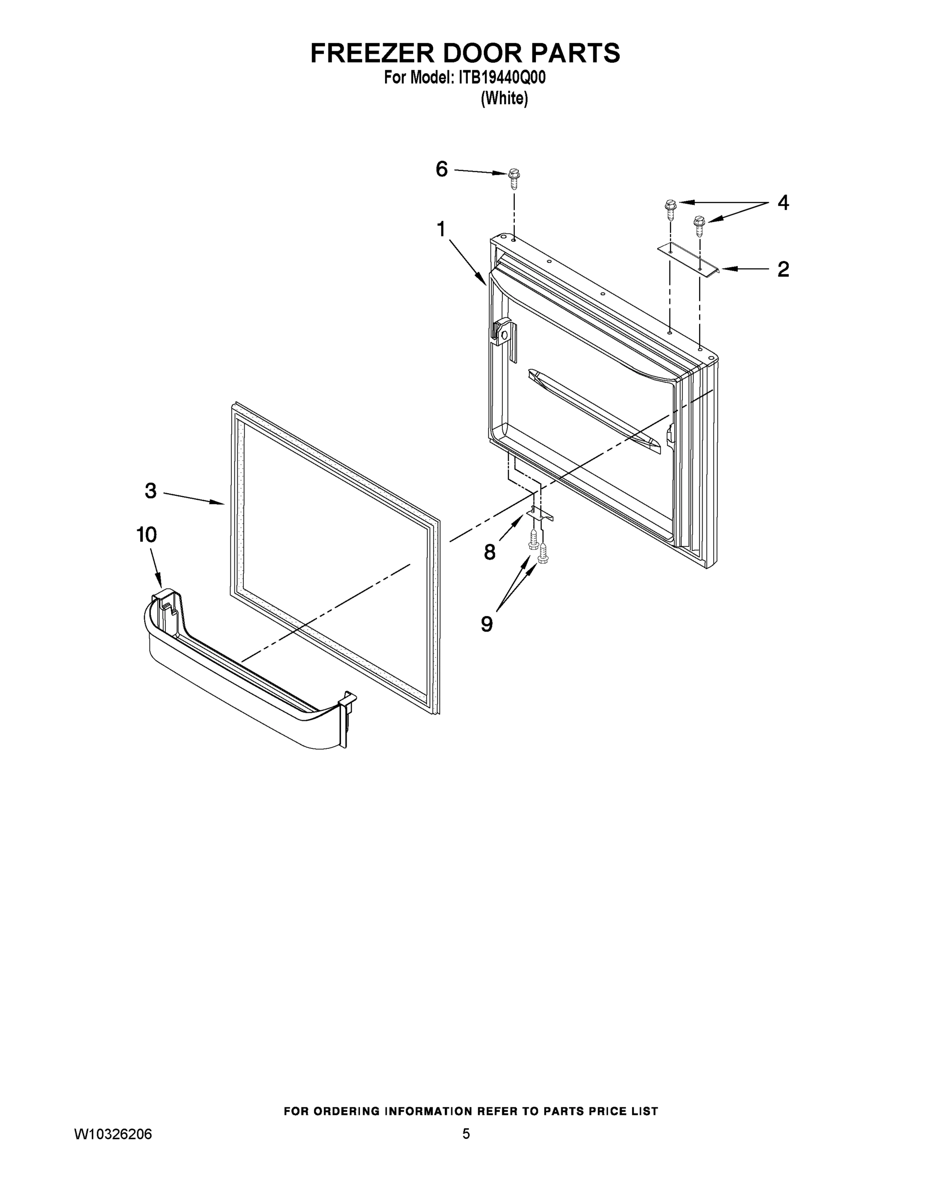 03 - FREEZER DOOR PARTS