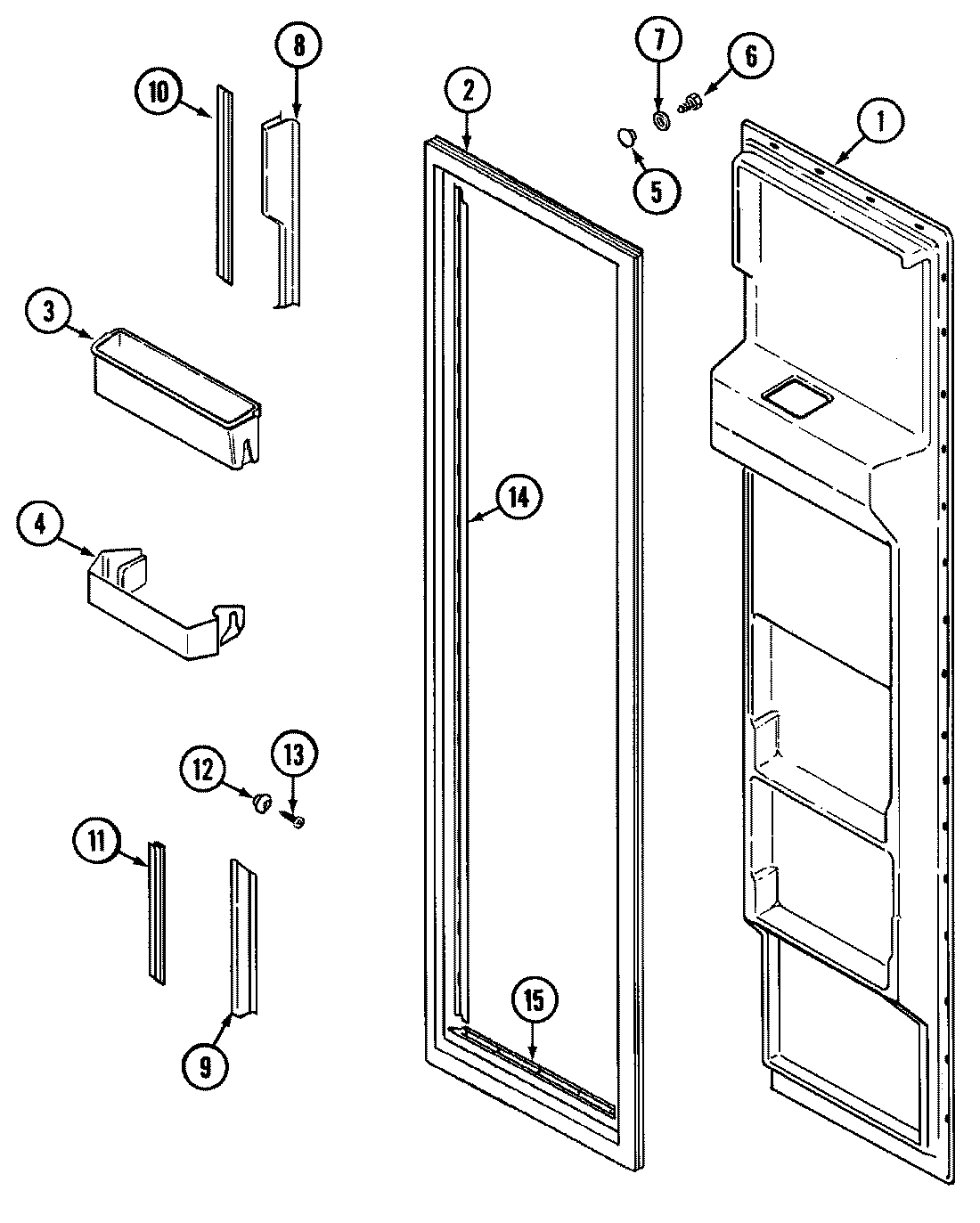 02 - FREEZER INNER DOOR