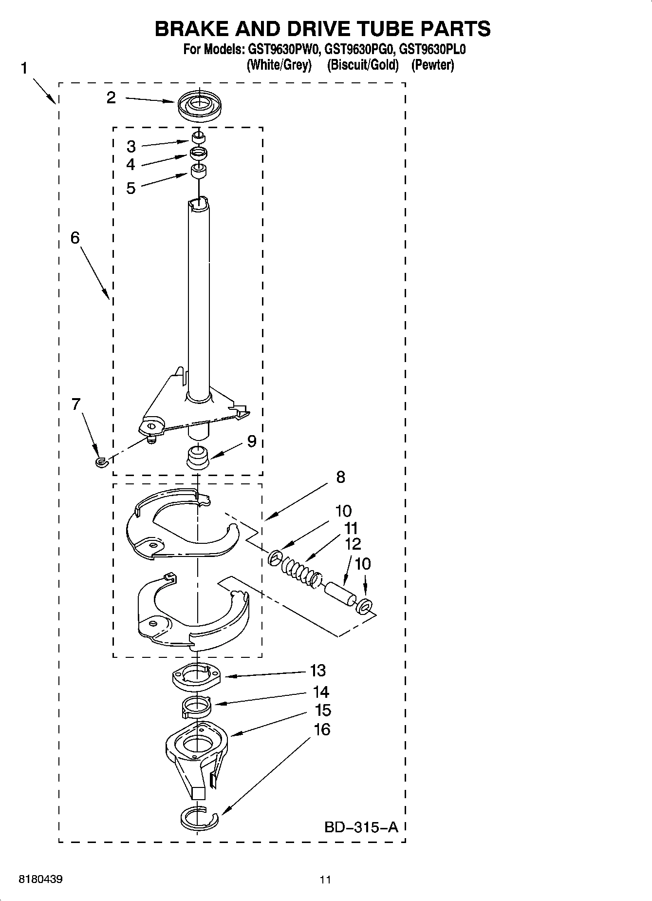 07 - BRAKE AND DRIVE TUBE PARTS
