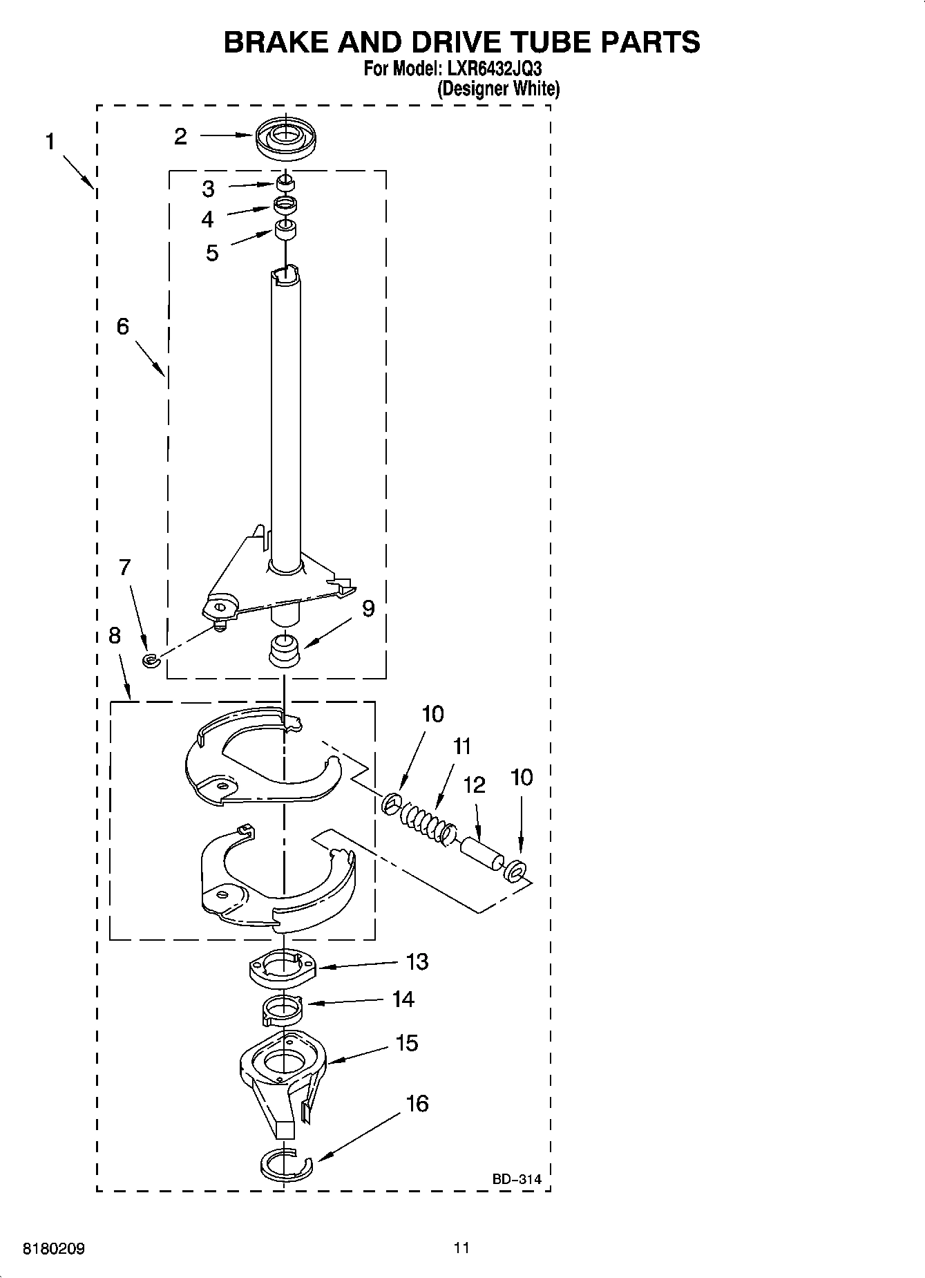 07 - BRAKE AND DRIVE TUBE PARTS