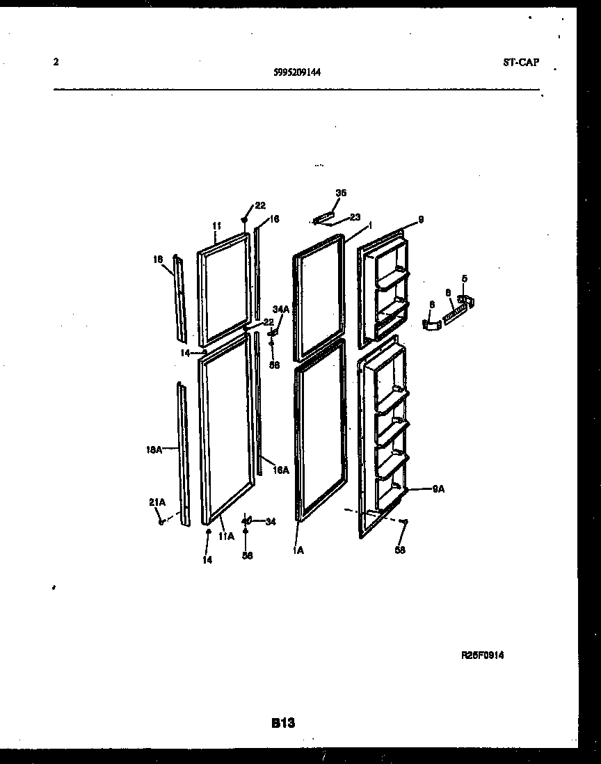 02 - FREEZER DOOR PARTS