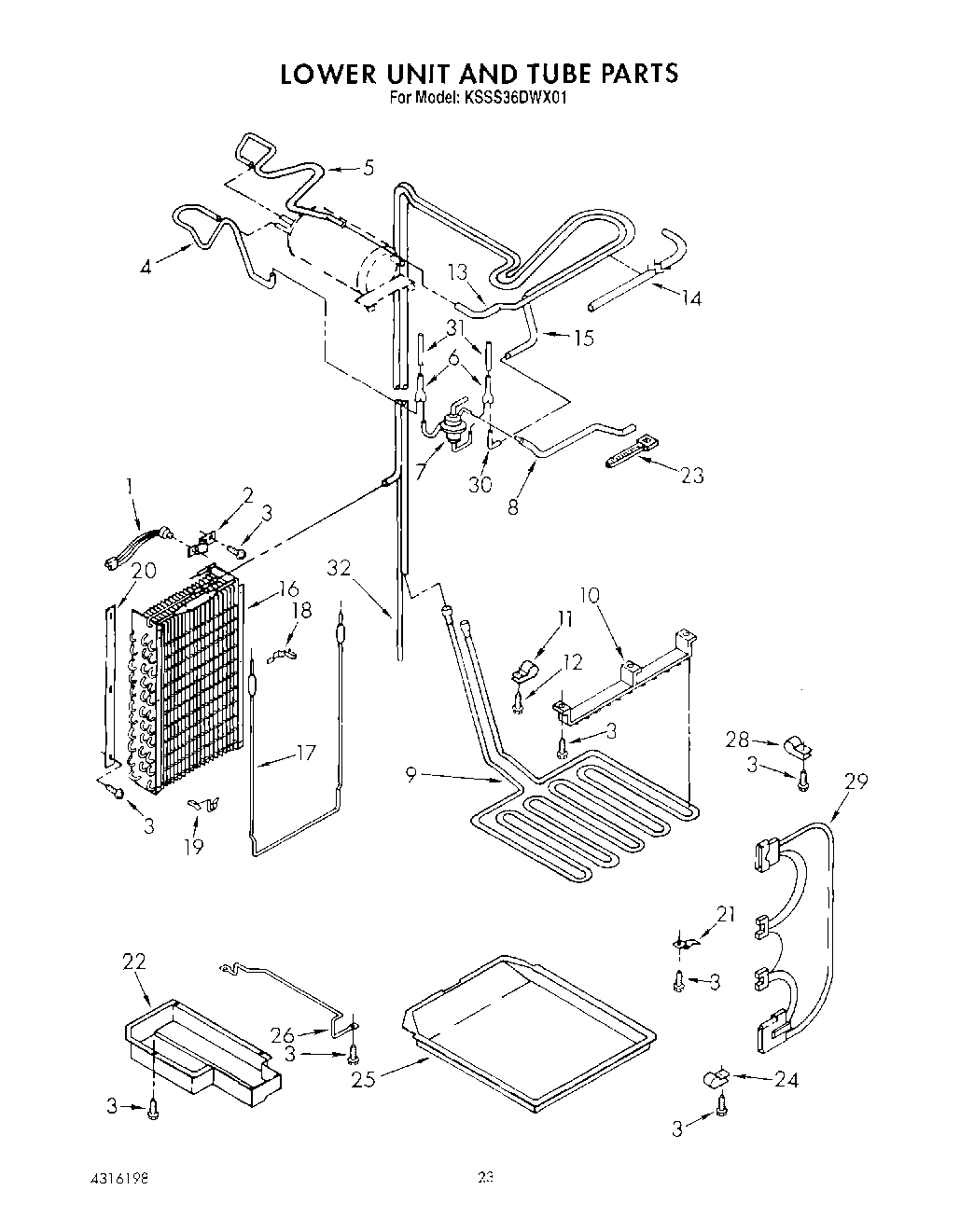 14 - LOWER UNIT AND TUBE