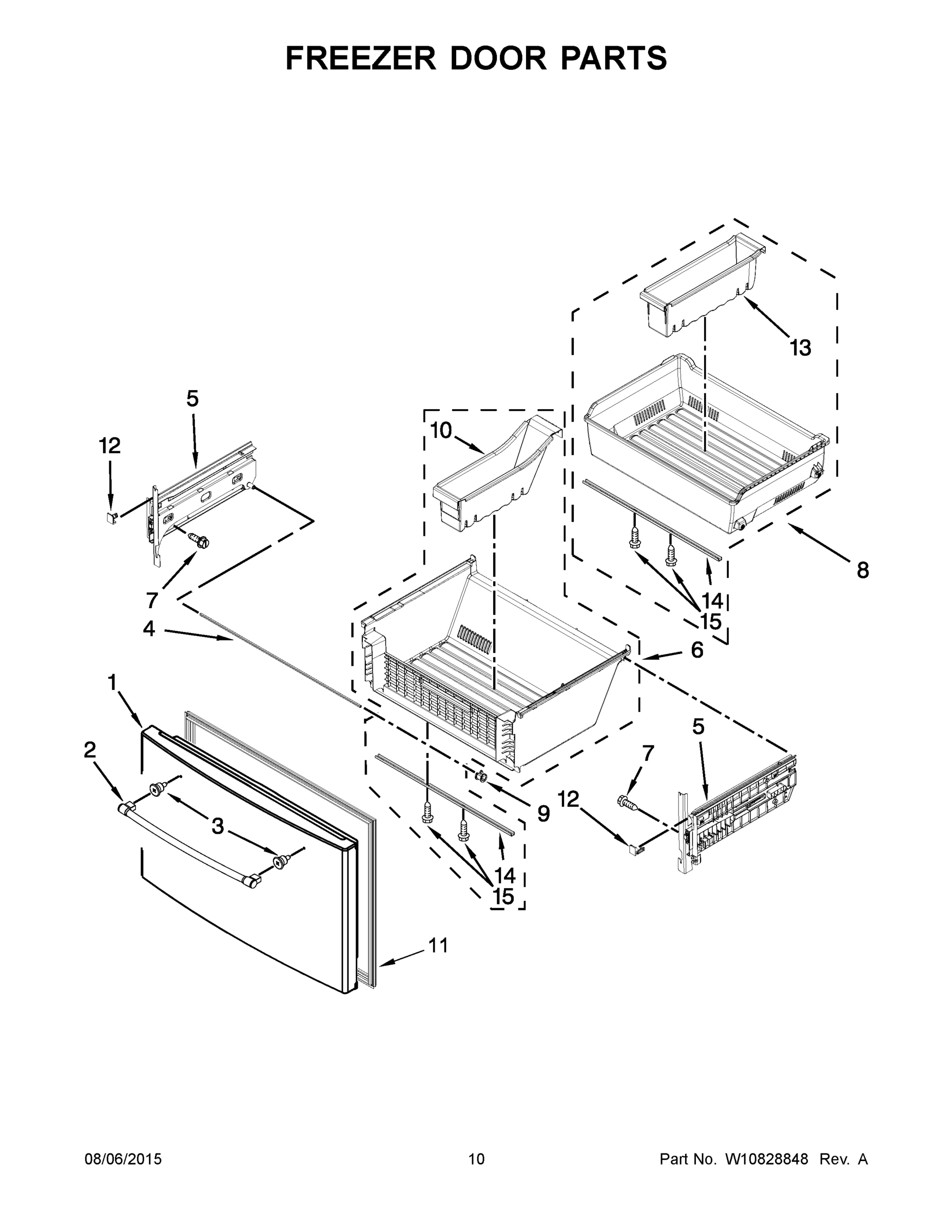06 - FREEZER DOOR PARTS