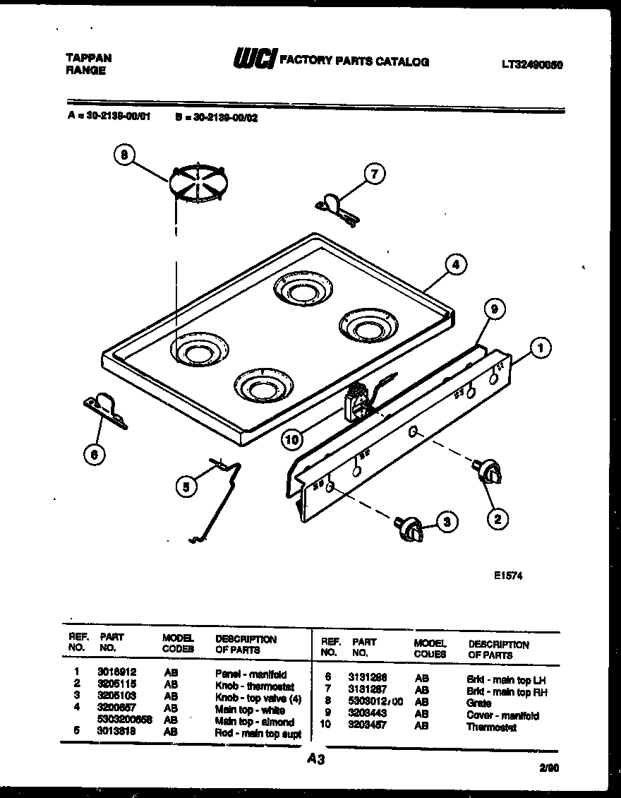 03 - COOKTOP PARTS