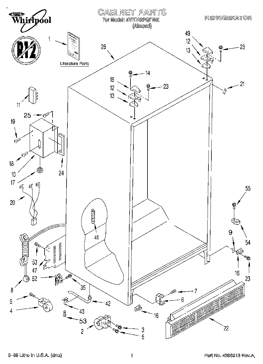 01 - CABINET, LITERATURE
