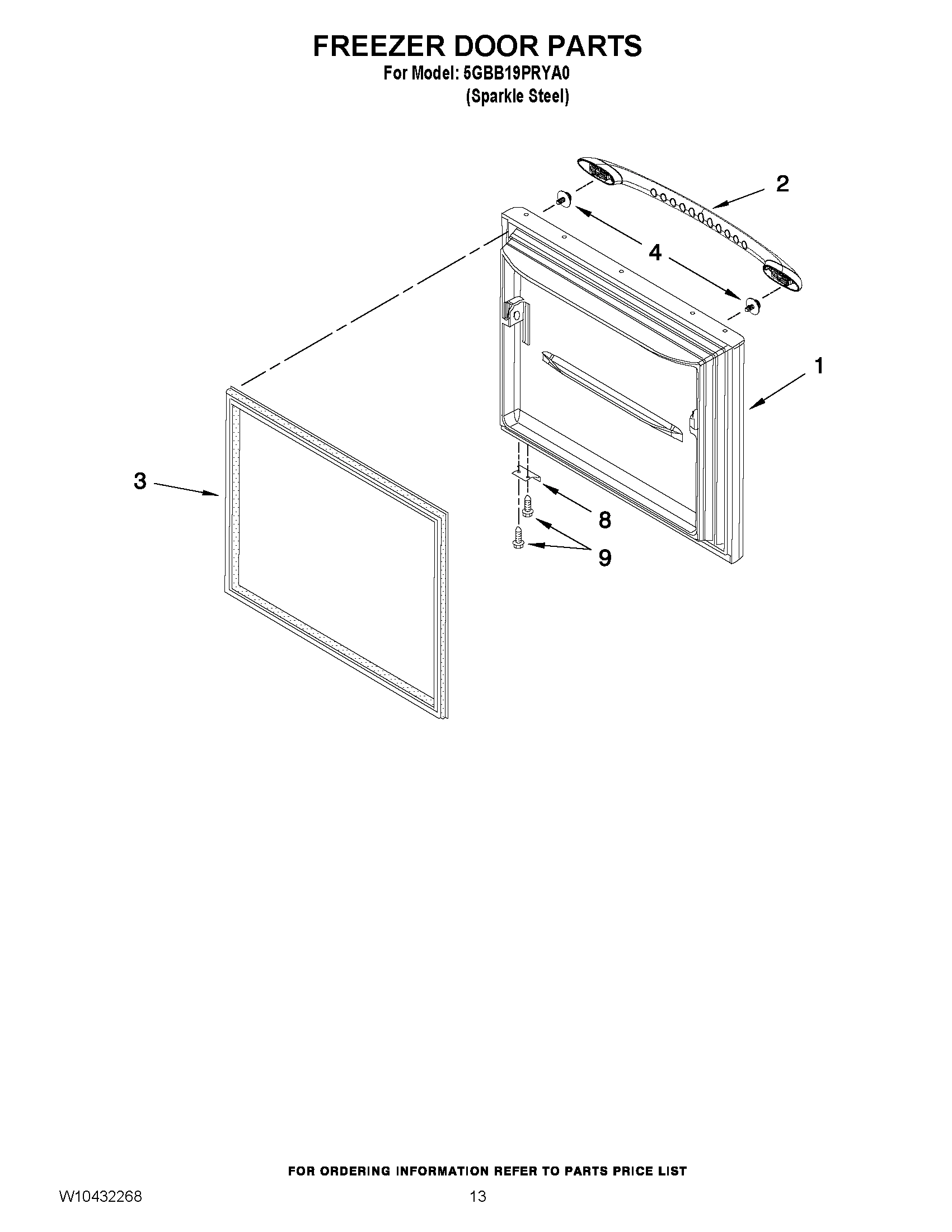 07 - FREEZER DOOR PARTS