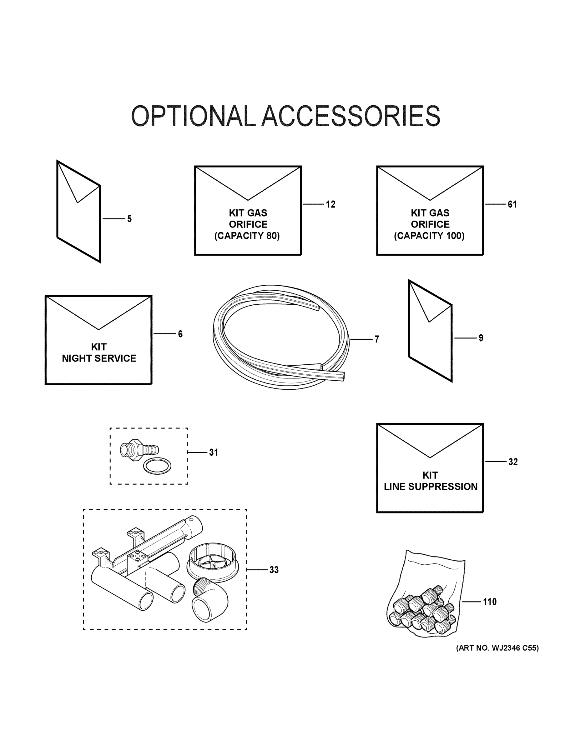OPTIONAL ACCESSORIES