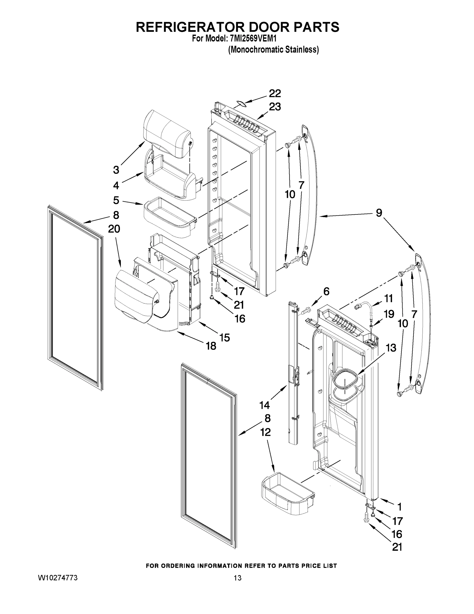 07 - REFRIGERATOR DOOR PARTS