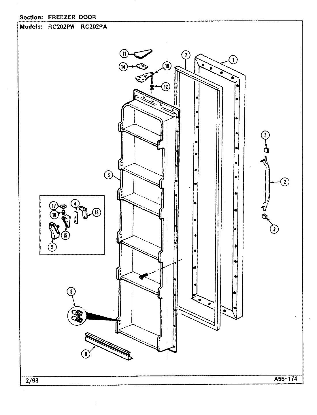 02 - FREEZER DOOR