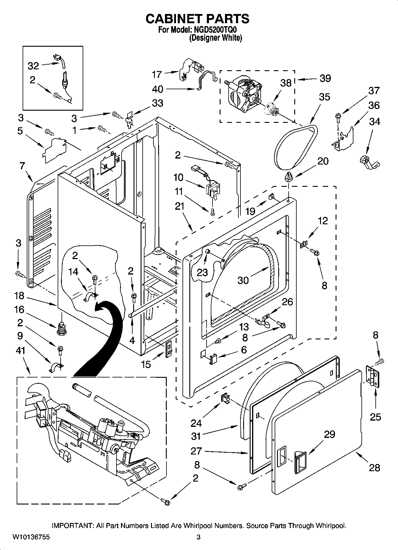 02 - CABINET PARTS