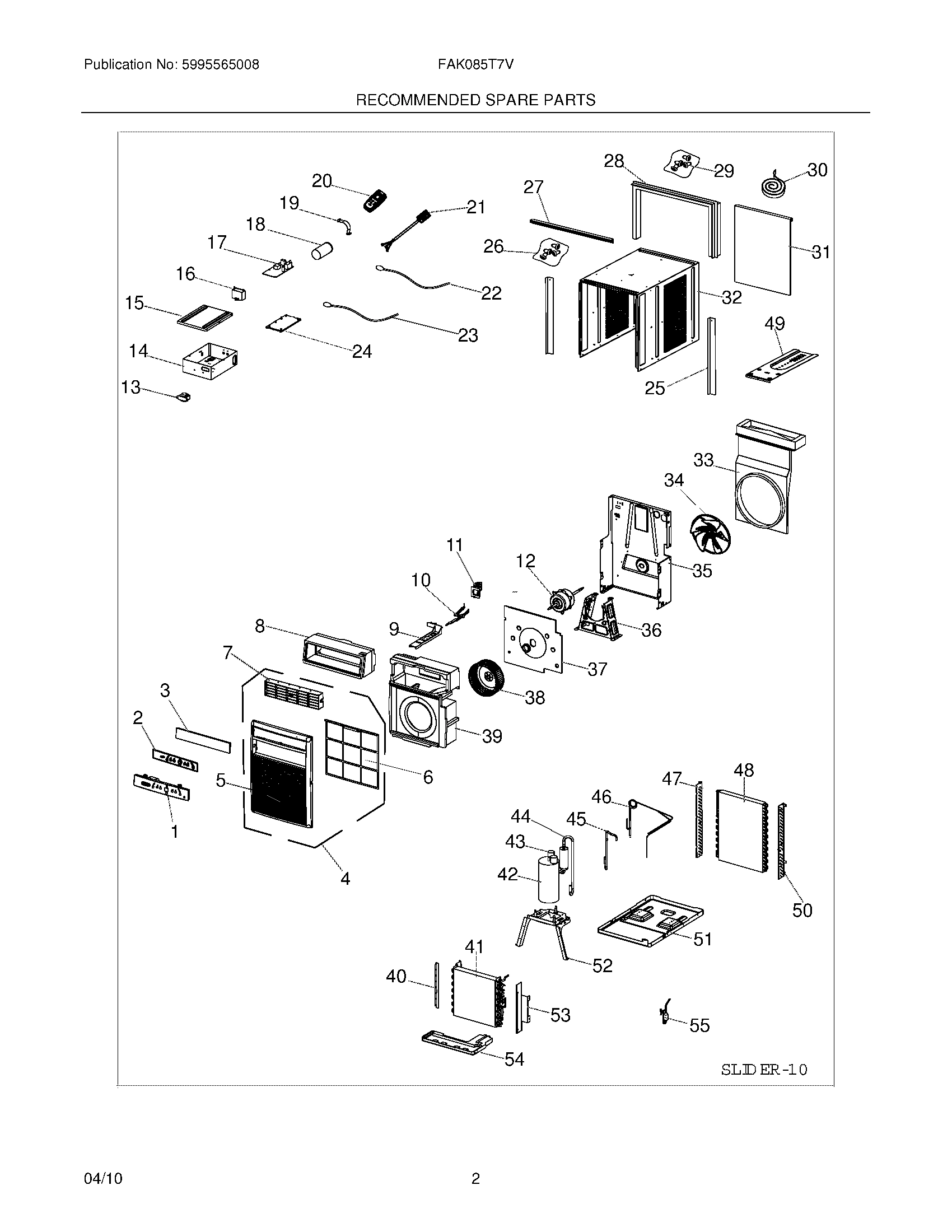 03 - RECOMMENDED SPARE PARTS
