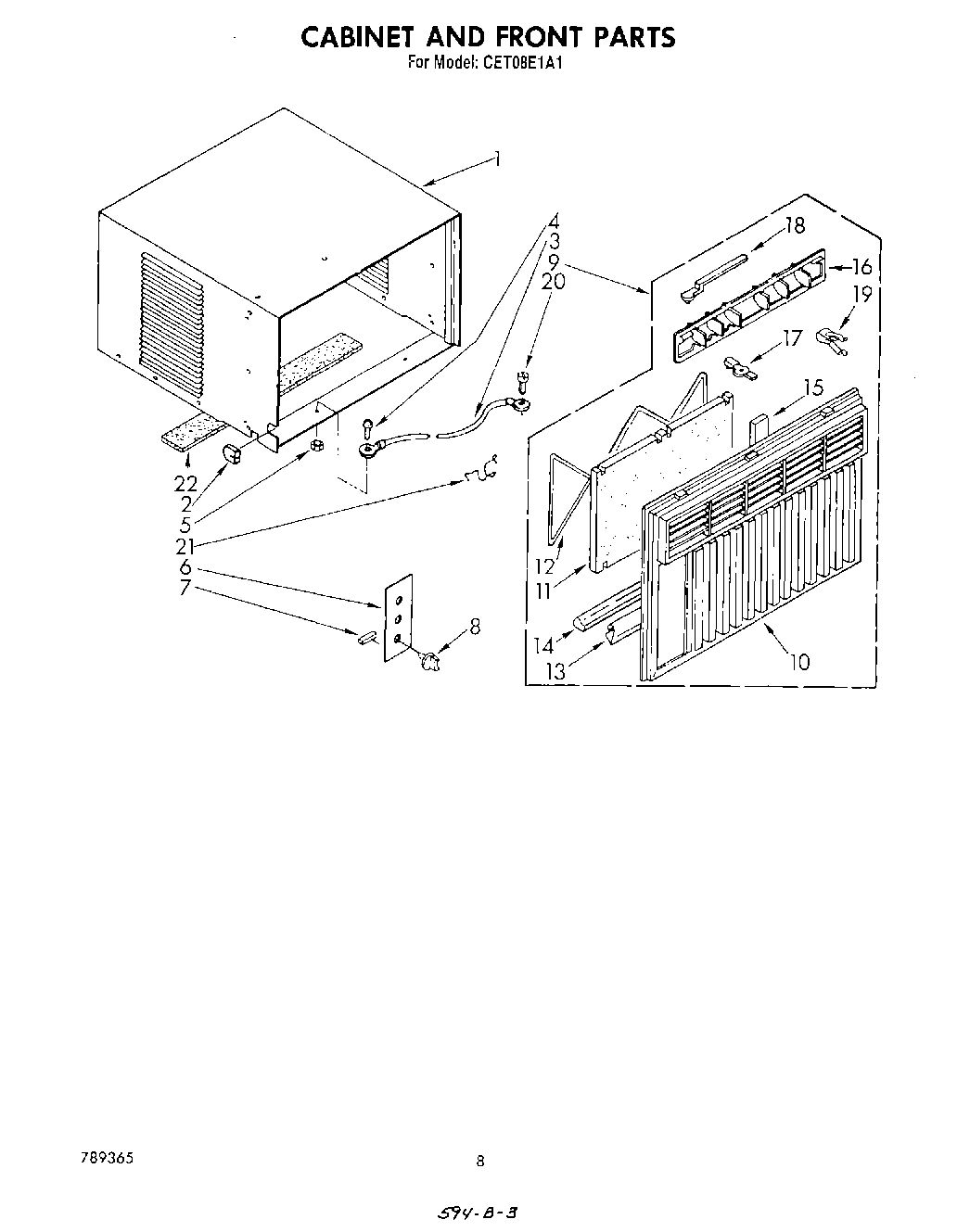 05 - CABINET AND FRONT