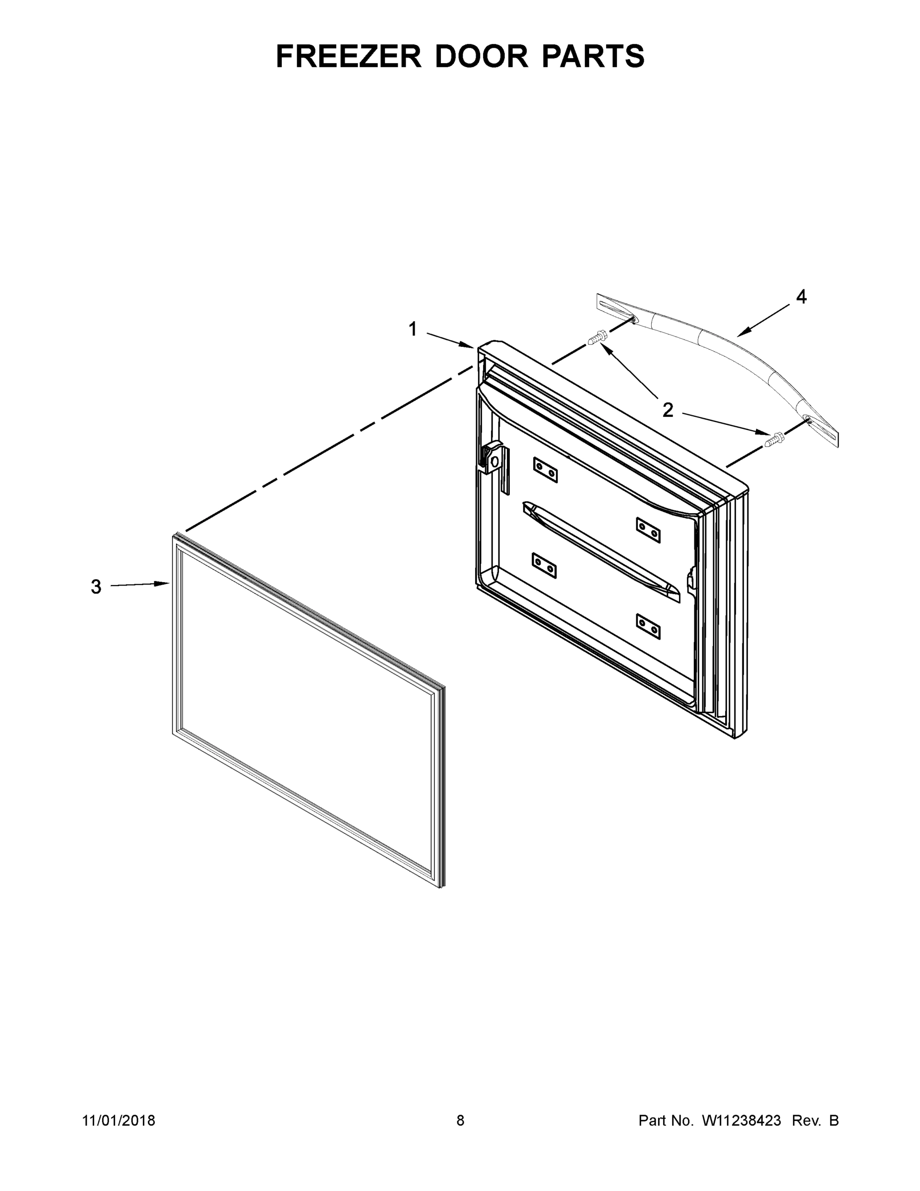 05 - FREEZER DOOR PARTS