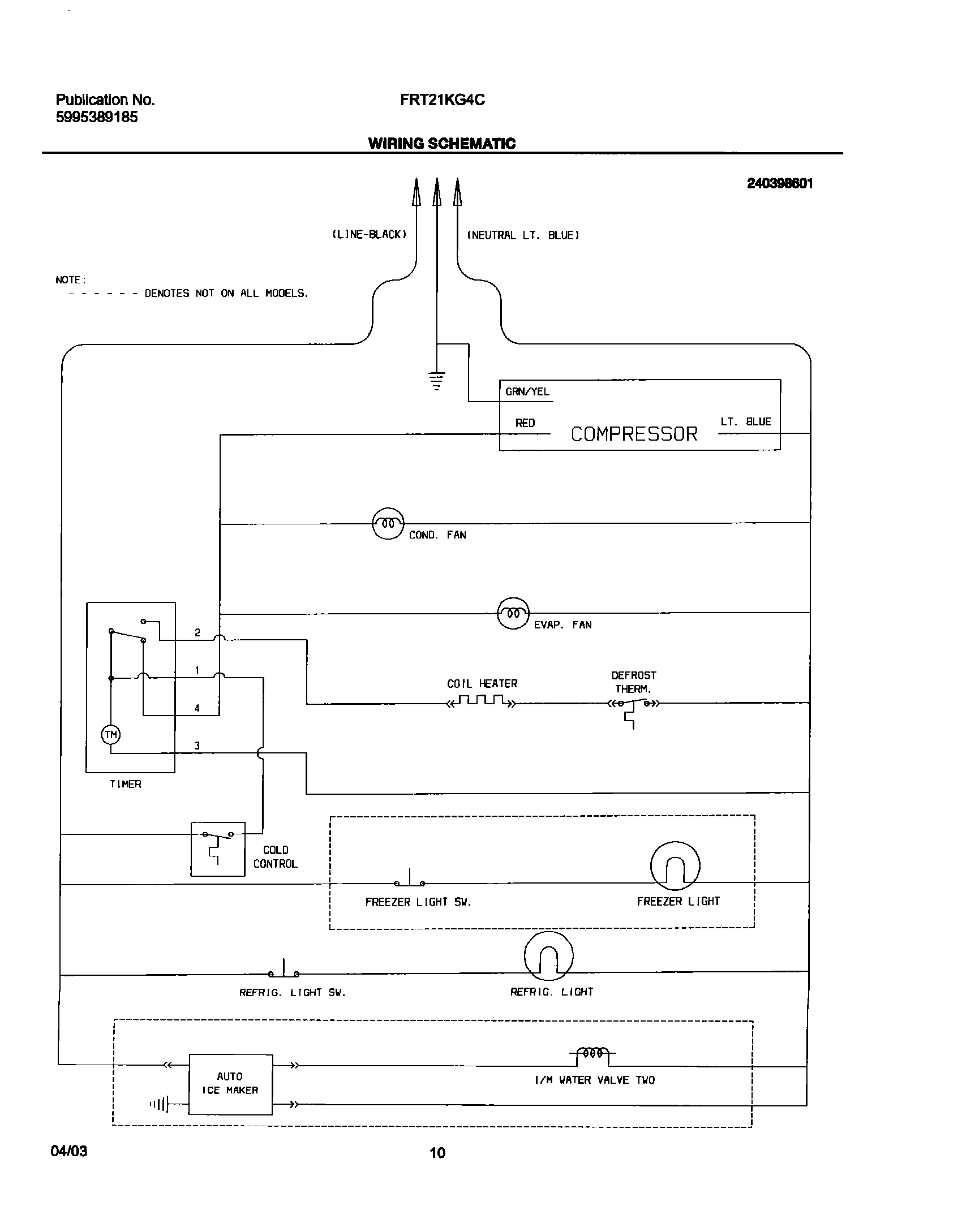 10 - WIRING SCHEMATIC