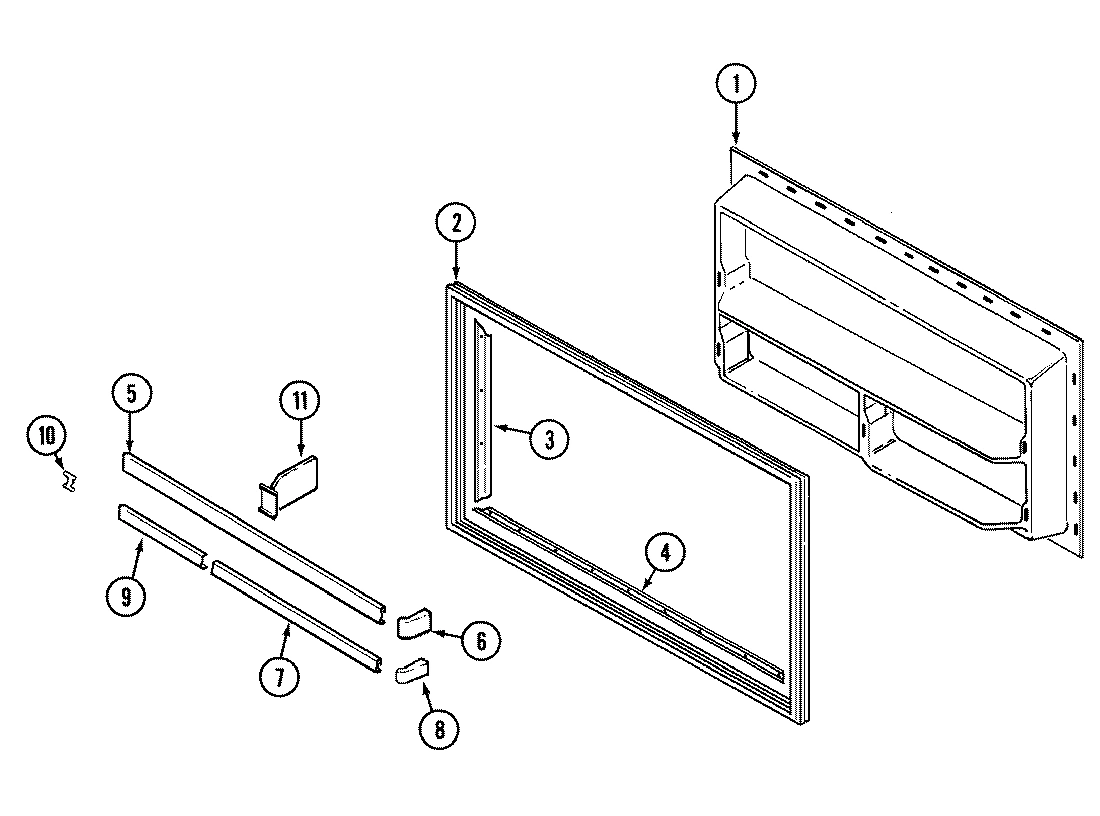 02 - FREEZER INNER DOOR