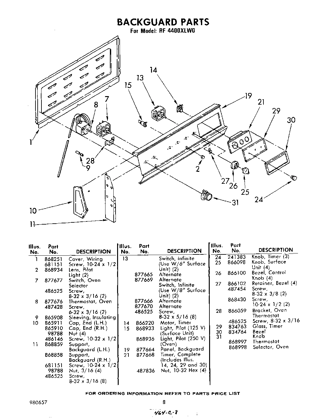 05 - BACKGUARD , LITERATURE AND OPTIONAL