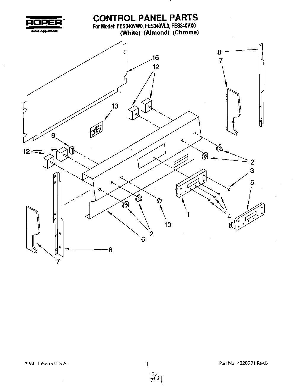 01 - CONTROL PANEL, LITERATURE