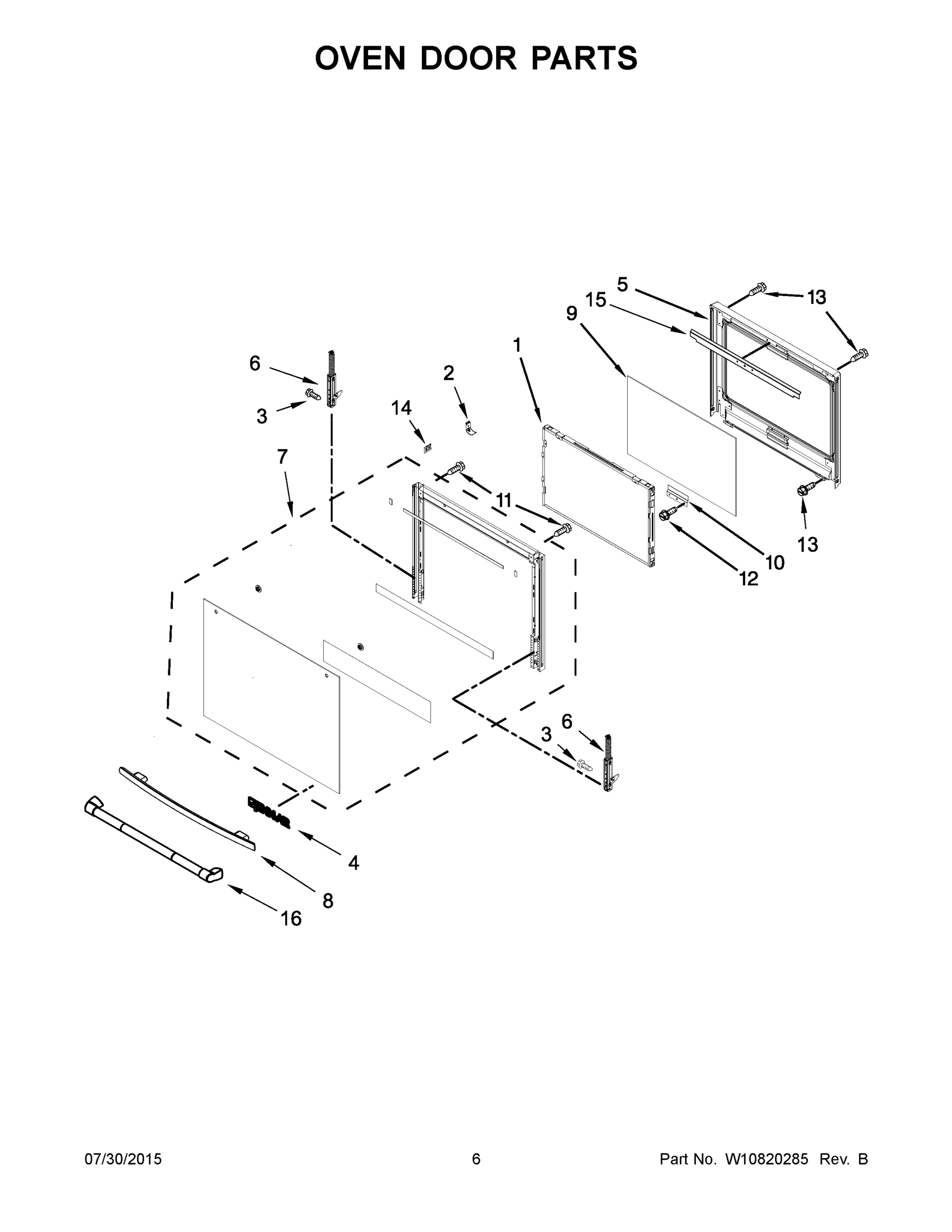 04 - OVEN DOOR PARTS