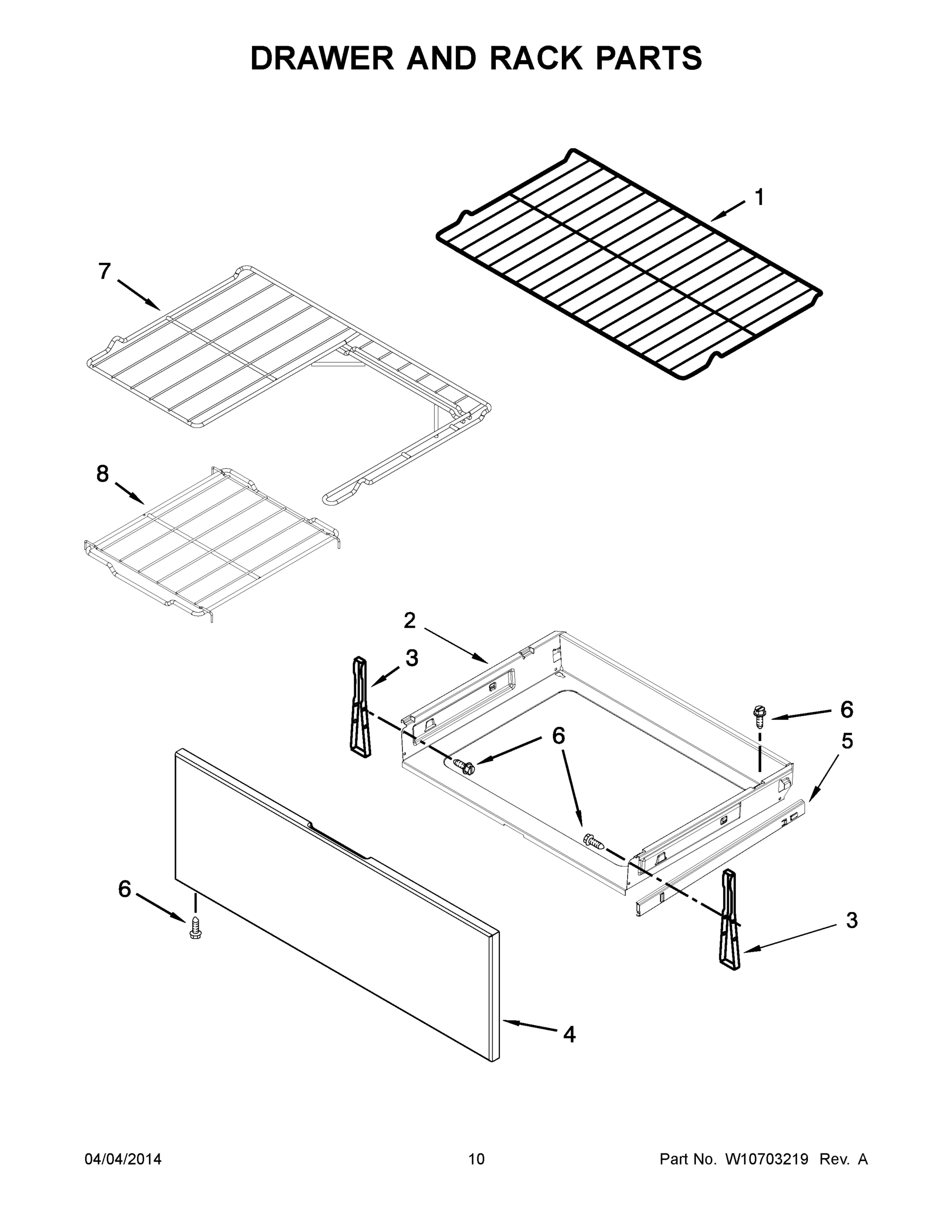 06 - DRAWER AND RACK PARTS