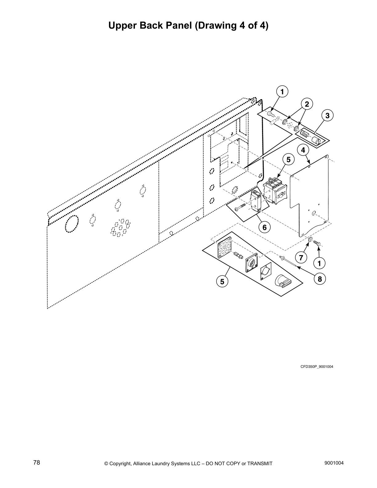 Upper Back Panel (Drawing 4 of 4)