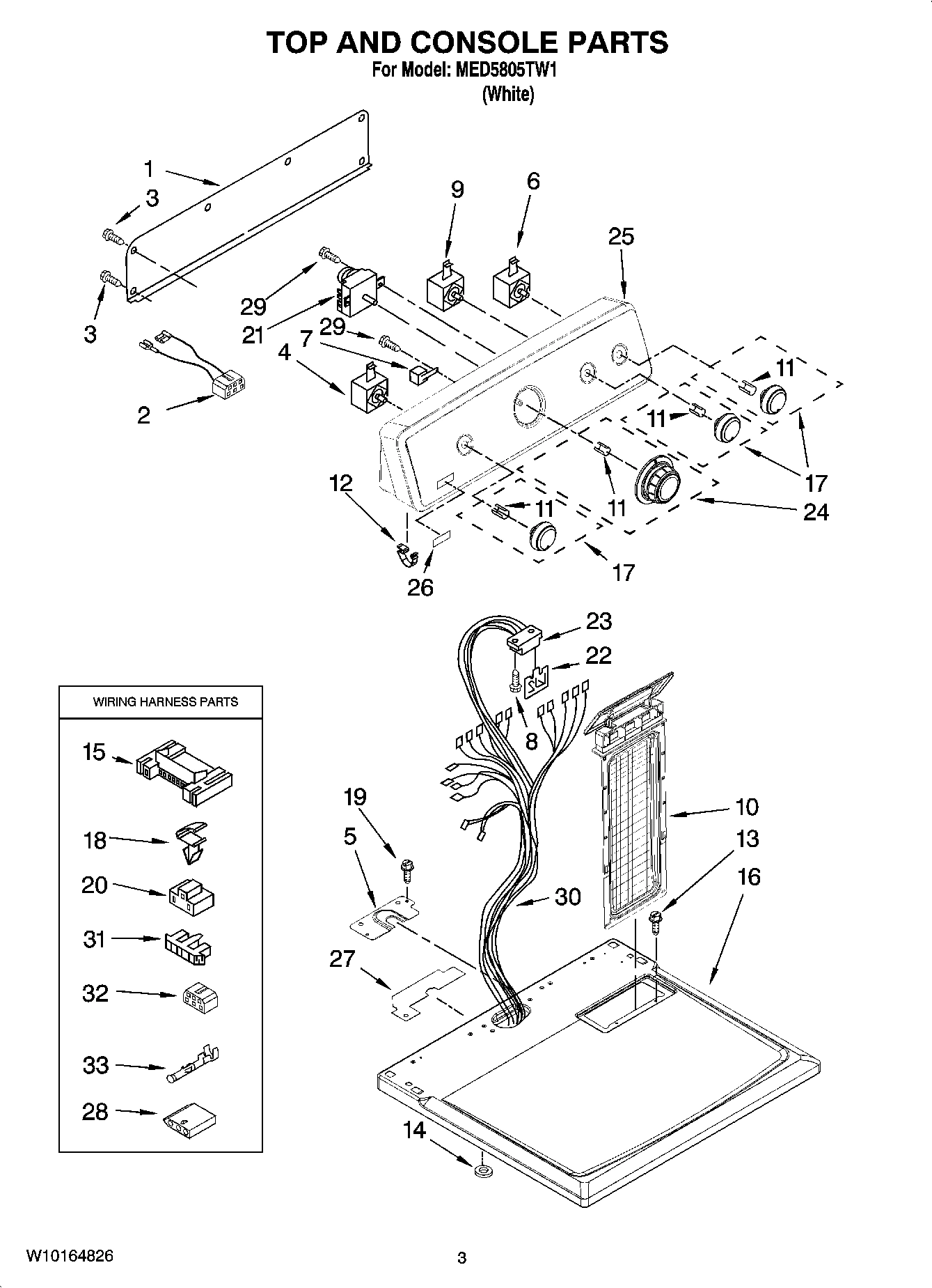 02 - TOP AND CONSOLE PARTS