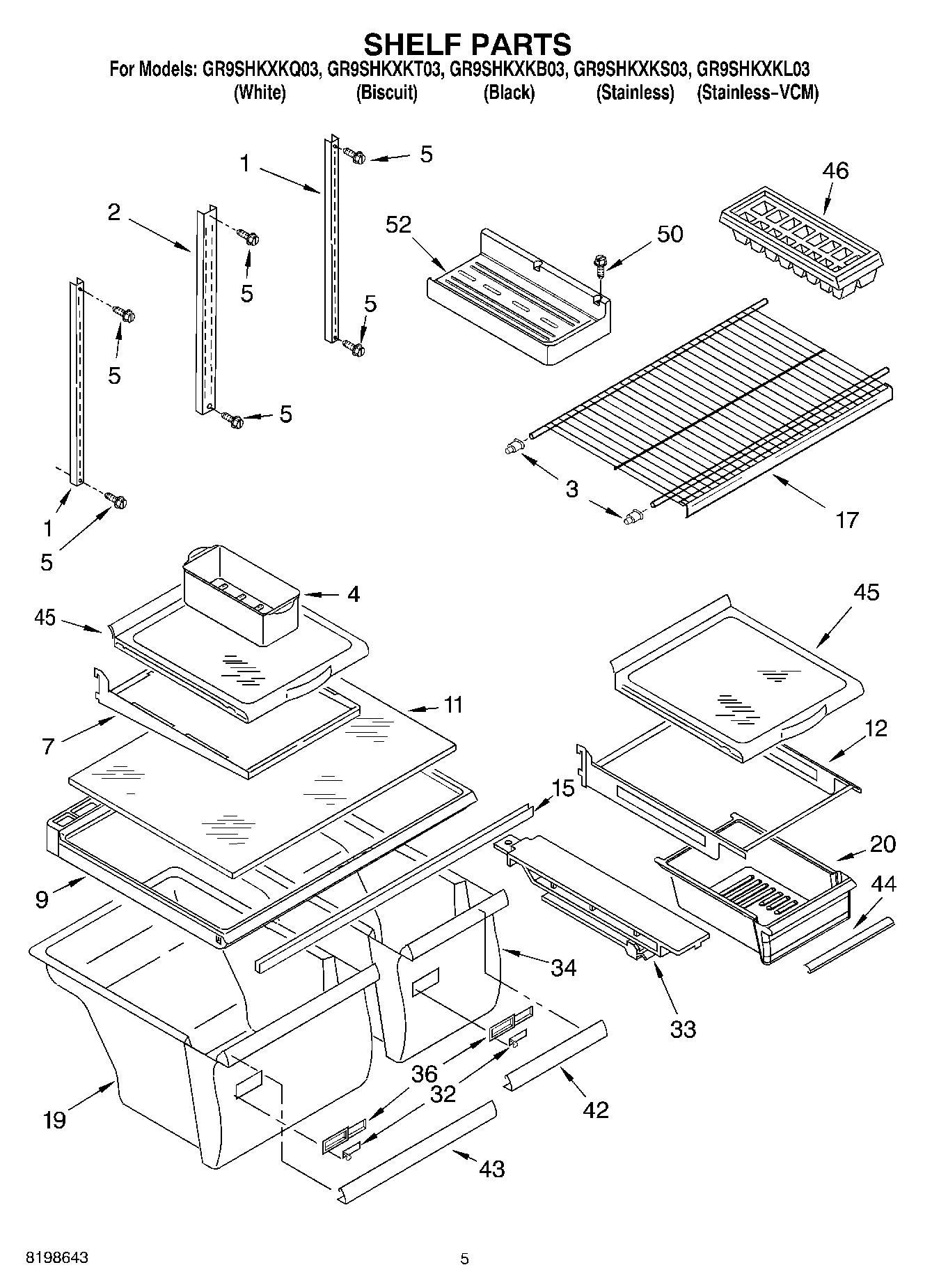 03 - SHELF PARTS