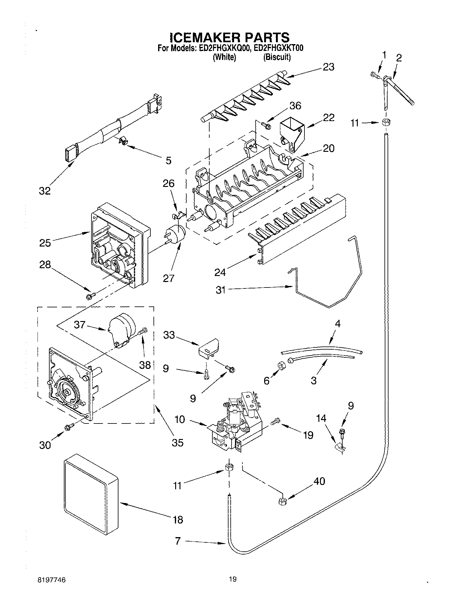 12 - ICE MAKER, OPTIONAL