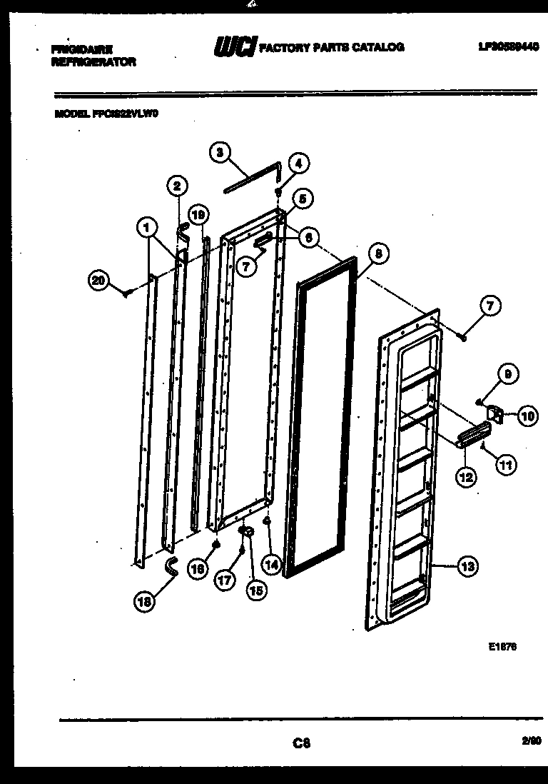03 - FREEZER DOOR PARTS